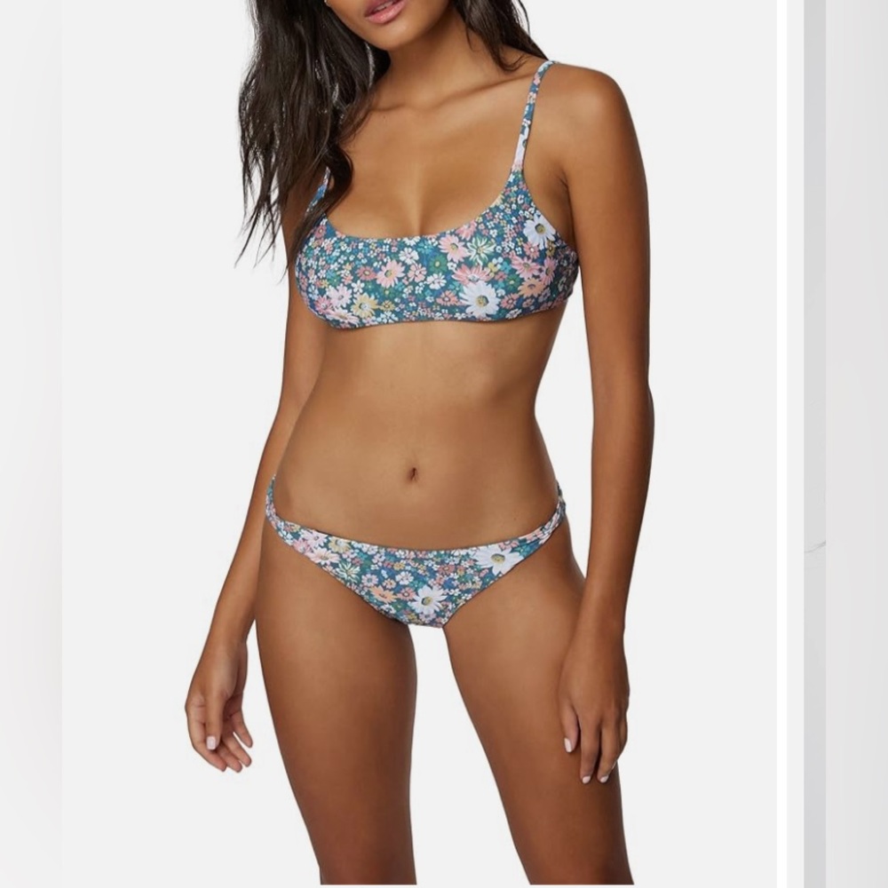 O’Neill Eliza ditsy bikini top and bottom m